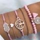 Boho Jewelry Bracelets & Bangles for Women Bohemian Vintage Bead Bracelets Set For Women Fashion